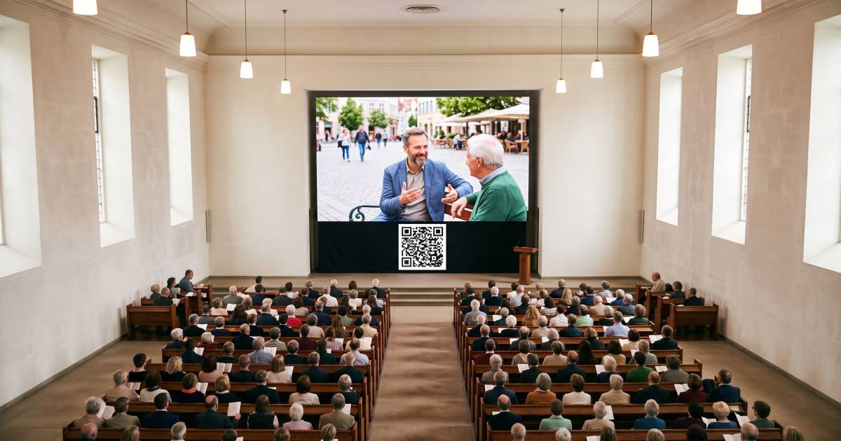 Projection collective sur grand écran