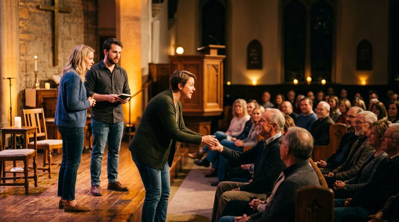 Théâtre et représentations bibliques lors des cultes